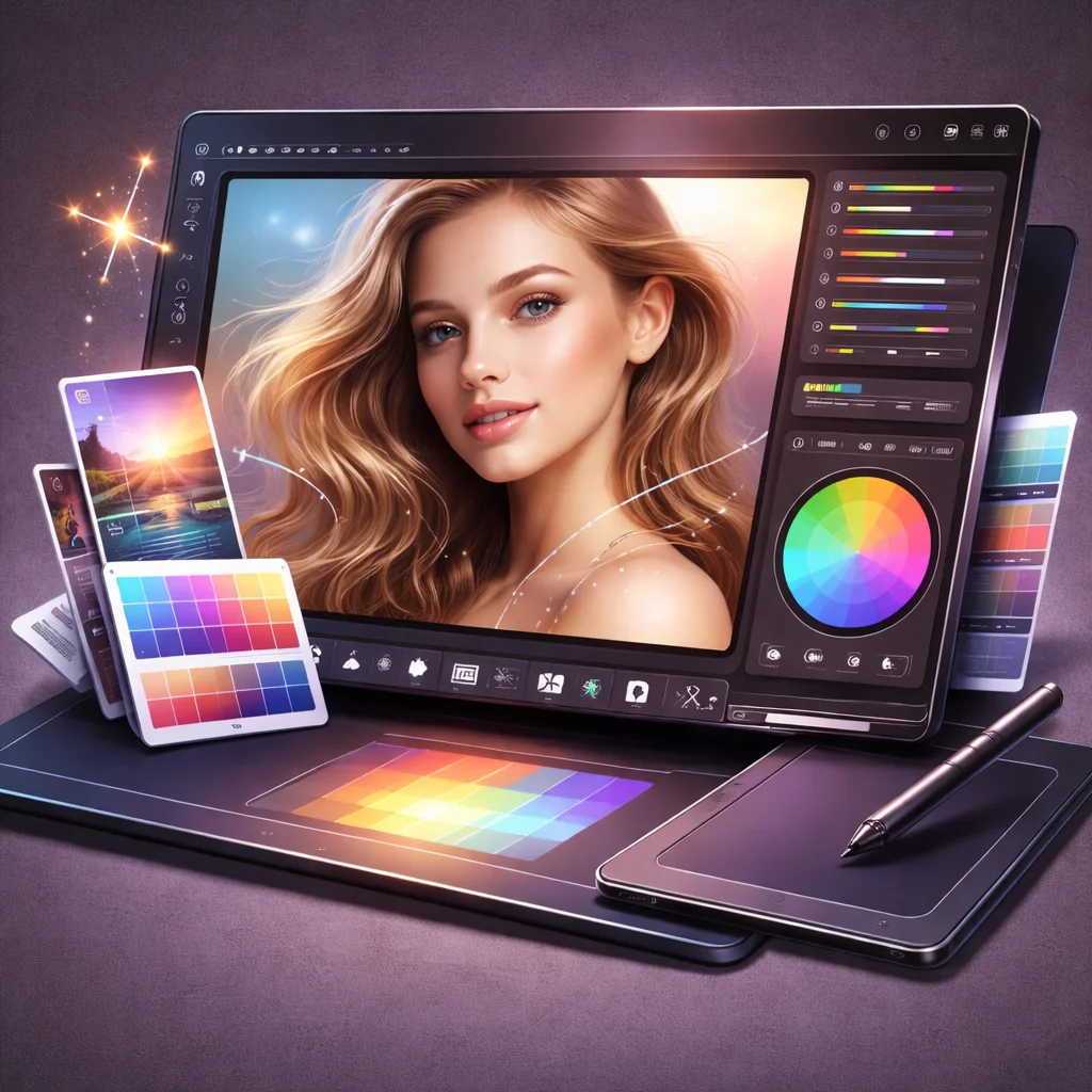 Bild von Bildbearbeitungssoftware